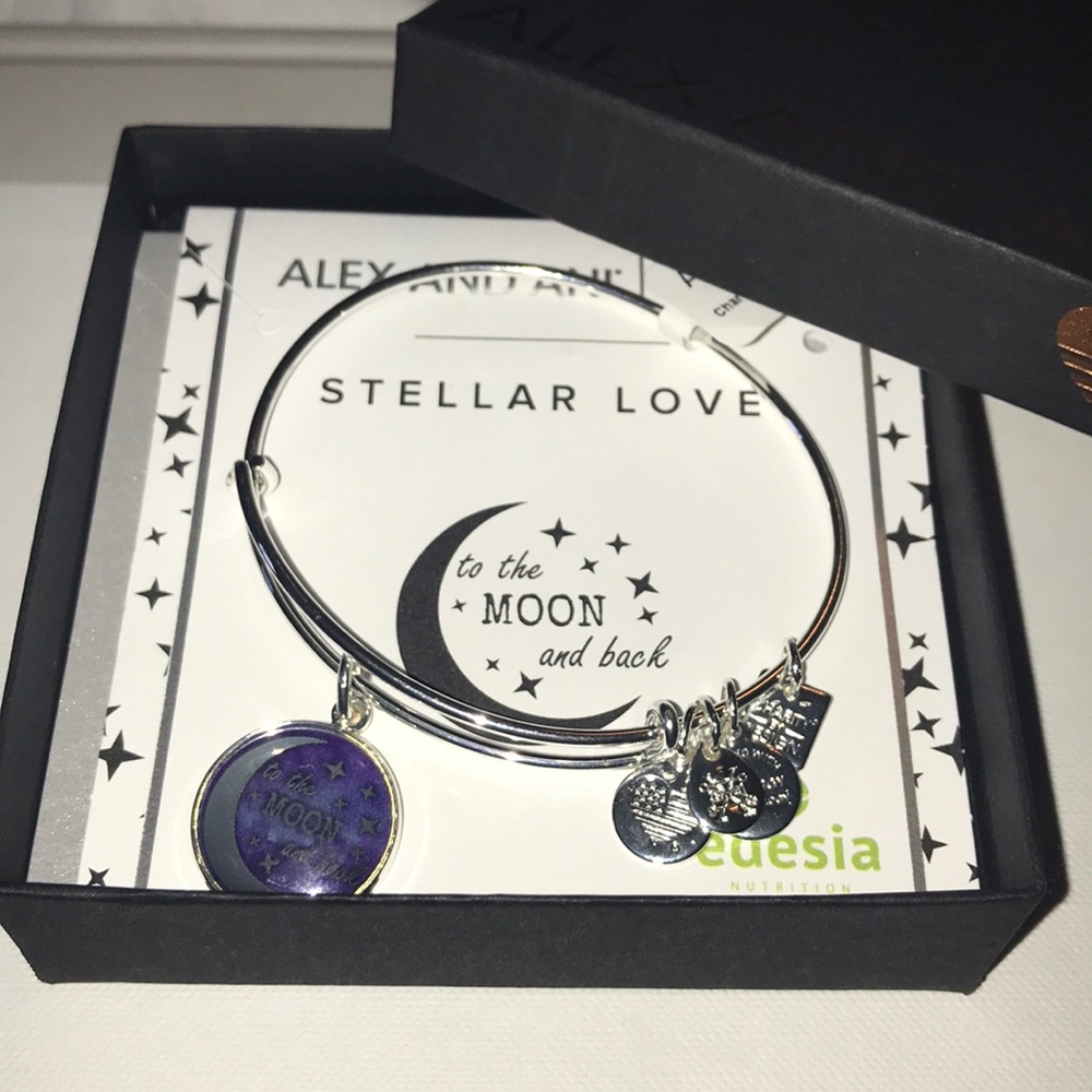 Alex & Ani Stellar Love Charm Bracelet